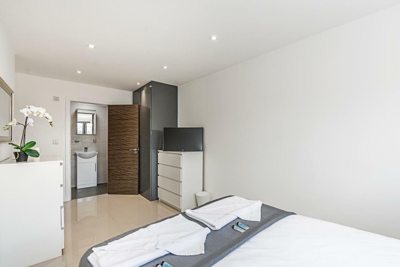 Modern Apartment Canary Wharf London Eksteriør bilde