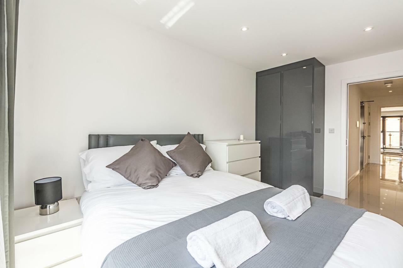 Modern Apartment Canary Wharf London Eksteriør bilde